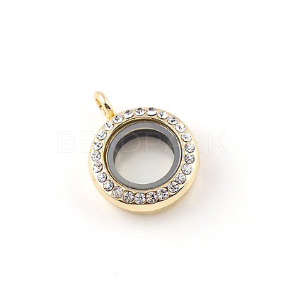 Alloy Glass Crystal Rhinestone Pendants PALLOY-TAC0017-01C-1