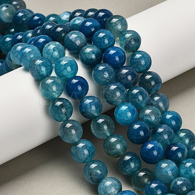 Dyed Natural Agate Beads Strands G-G203-10I-12mm-1