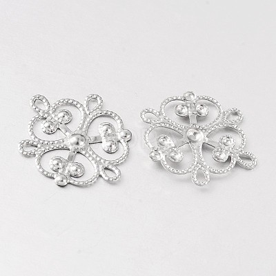 Flower 316 Surgical Stainless Steel Filigree Joiners STAS-M256-04-1