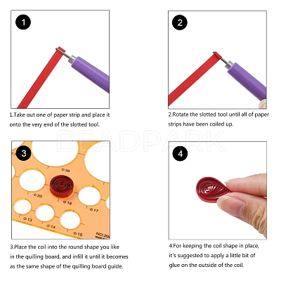 6 Colors Quilling Paper Strips DIY-J001-5mm-39cm-A01-1