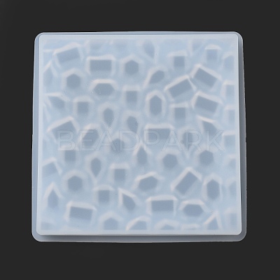 Silicone Diamond Texture Cup Mat Molds DIY-C061-04B-1