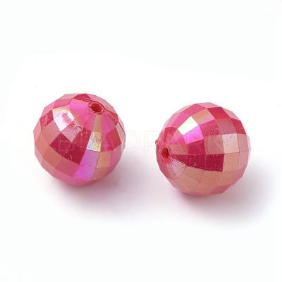Opaque Chunky Bubblegum Acrylic Beads SACR-R605-5-1