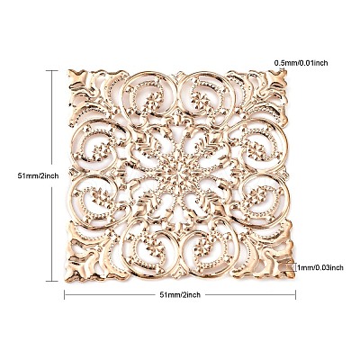 Iron Filigree Large Pendants X-IFIN-J019-G-1