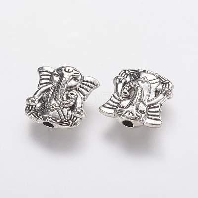 Tibetan Style Alloy Beads X-PALLOY-F202-27AS-1