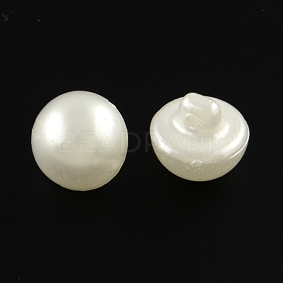 1-Hole Acrylic Shank Buttons BUTT-R034-062-1