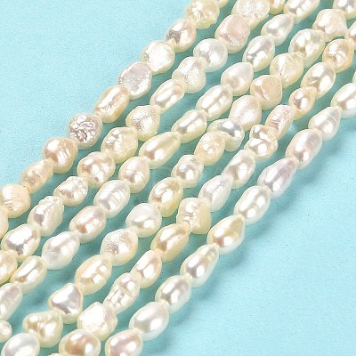 Natural Keshi Pearl Beads Strands PEAR-E016-102-1
