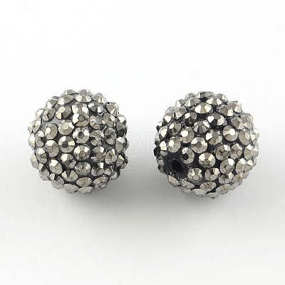 Resin Rhinestone Beads RESI-S315-18x20-02-1