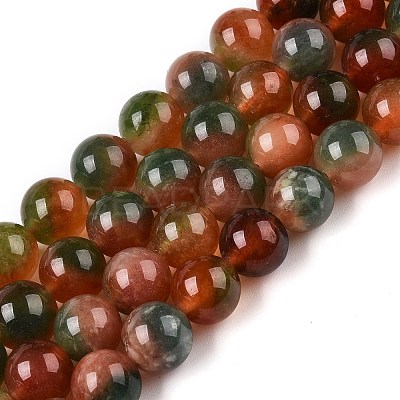 Dyed Natural White Jade Beads Strands G-T138-10mm-210-6-1