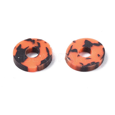 Handmade Polymer Clay Beads Strands CLAY-R089-6mm-160-1