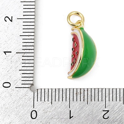 Brass Enamel Pendants LS-KK-L231-19G-1
