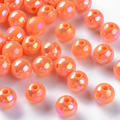 Opaque Acrylic Beads MACR-S370-D10mm-A11-1