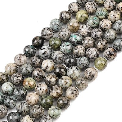 Natural K2 Stone Beads Strands G-K405-B03-8mm-1