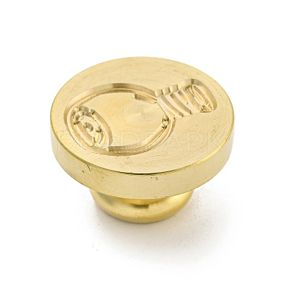 Wax Seal Brass Stamp Head AJEW-G056-01R-1