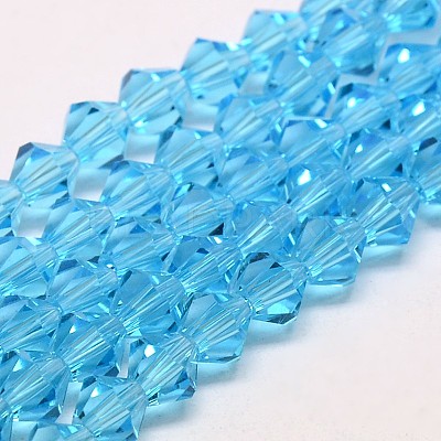 Transparent Glass Beads Strands EGLA-A039-T3mm-D19-1