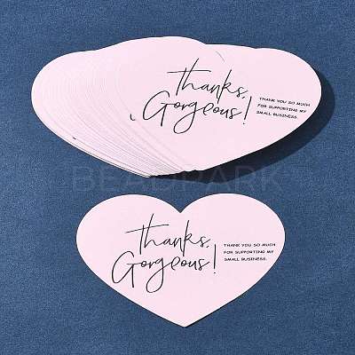 1 Bag Coated Paper Thank You Greeting Card DIY-FS0007-87-1