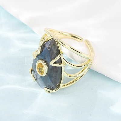 Natural Labradorite Cuff Rings GG-CBA5FCC-03G-06-1