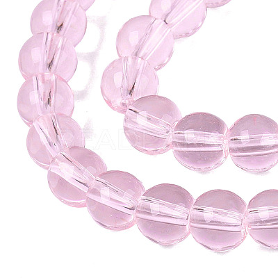 Transparent Glass Beads Strands GLAA-T032-T6mm-24-1
