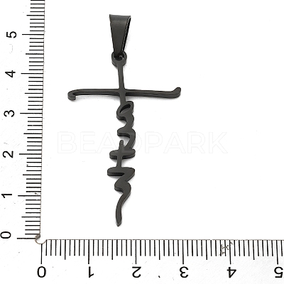 Ion Plating(IP) 304 Stainless Steel Pendants STAS-D179-13B-1