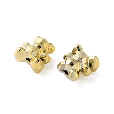 Electroplate Plating Opaque Acrylic Beads PACR-D288-05G-1