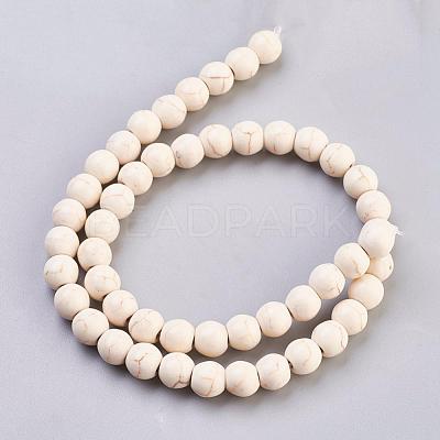 Synthetic Magnesite Beads Strands X-TURQ-8D-011-1