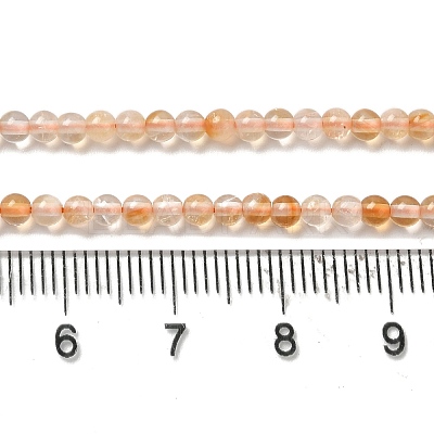 Heated Natural Citrine Beads Strands G-B090-A25-03-1
