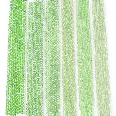 Electroplate Glass Beads Strands EGLA-A044-T2mm-L09-1