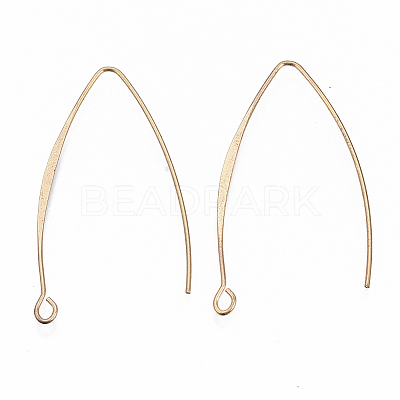 Brass Earring Hooks X-KK-N231-07-NF-1