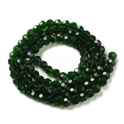 Transparent Glass Beads EGLA-A035-T6mm-D10-1
