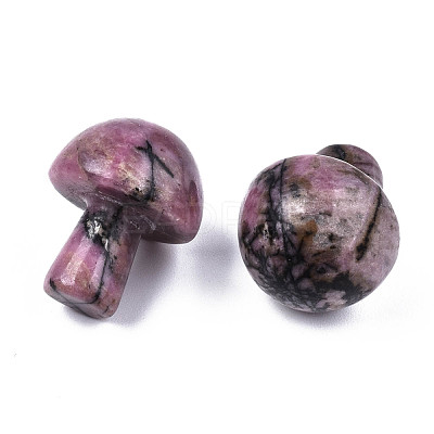 Natural Rhodonite GuaSha Stone G-N0325-02O-1