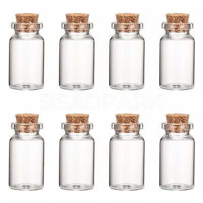 Glass Jar Glass Bottles Bead Containers AJEW-S074-02B-1