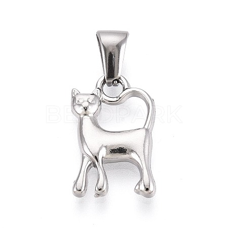 303 Stainless Steel Pendants STAS-Q110-07P-1