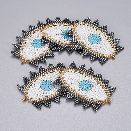 Handmade Japanese Seed Beads Links SEED-P003-24C-1