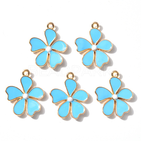 Alloy Enamel Pendants ENAM-R058-01A-1
