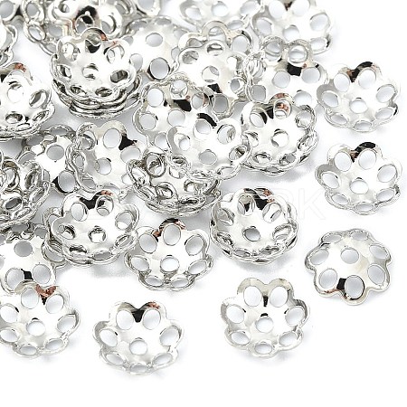 SHEGRACE Brass Beads Caps XGRPCU081-286P-1