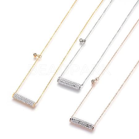 304 Stainless Steel Pendants Necklaces NJEW-E135-04-1