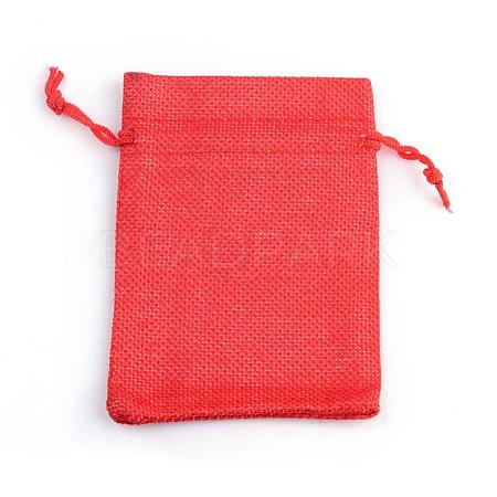 Burlap Packing Pouches Drawstring Bags ABAG-Q050-7x9-18-1