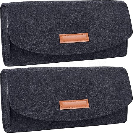 Nylon & Felt Storage Pouch Bag Protective Case ABAG-WH0042-04-1