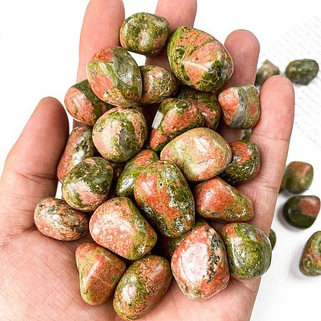 Natural Unakite Healing Stones PW-WGD7FF2-09-1