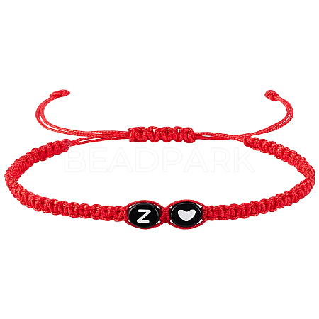 1Pc Adjustable Nylon Cord Braided Bracelets for Women Men BJEW-LP0001-31B-Z-1
