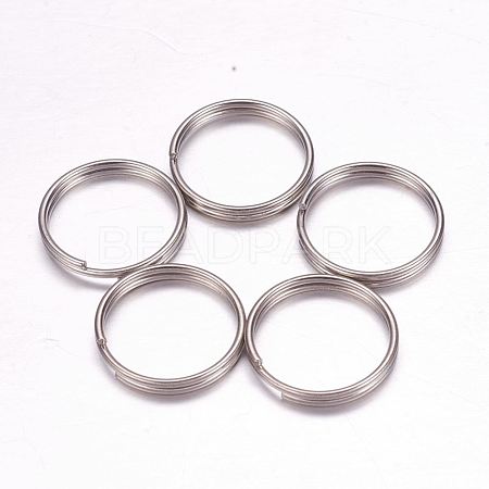 Tarnish Resistant 304 Stainless Steel Split Rings A-STAS-F117-33P-1