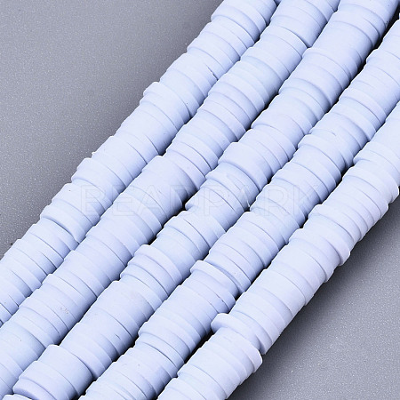 Handmade Polymer Clay Beads Strands X-CLAY-R089-6mm-024-1