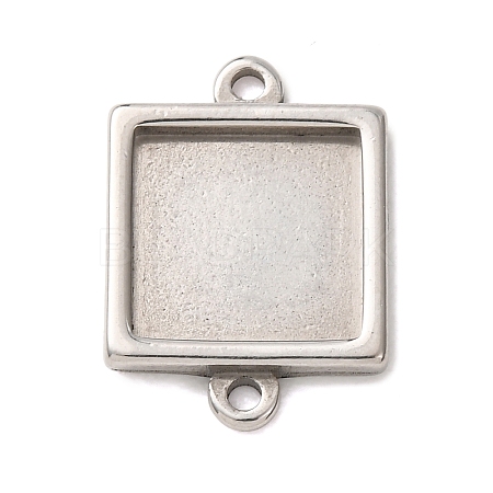 304 Stainless Steel Connector Cabochons Settings STAS-H240-69P-1