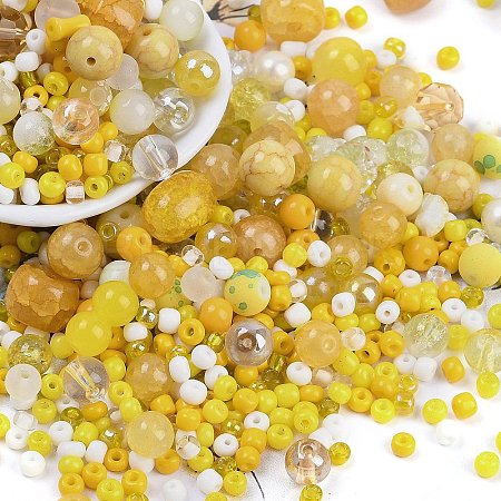 DIY Lampwork Beads & Glass Seed Beds Jewelry Making Findings Kits SEED-K010-01D-1