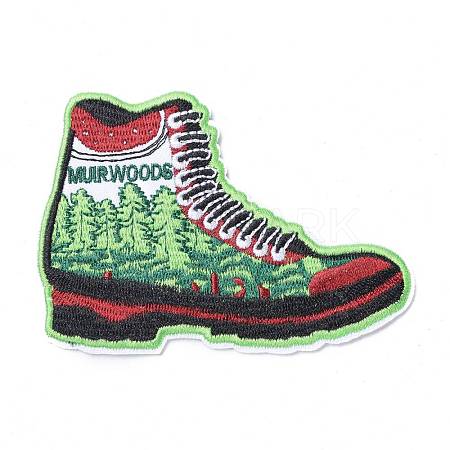 Computerized Embroidery Cloth Iron on/Sew on Patches DIY-M009-03-1