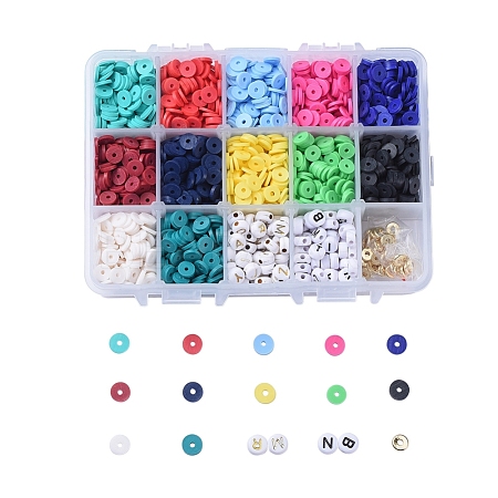 Eco-Friendly Handmade Polymer Clay Beads DIY-X0293-73A-1
