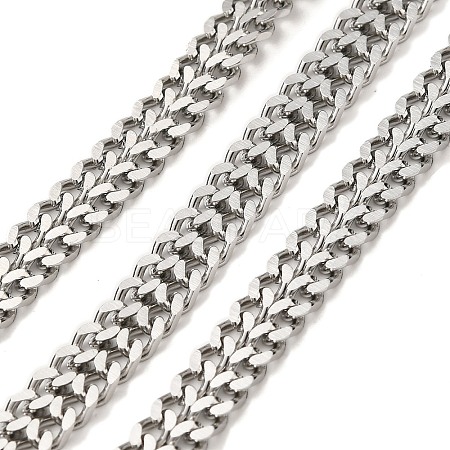 304 Stainless Steel Curb Chains CHS-C013-01E-P-1
