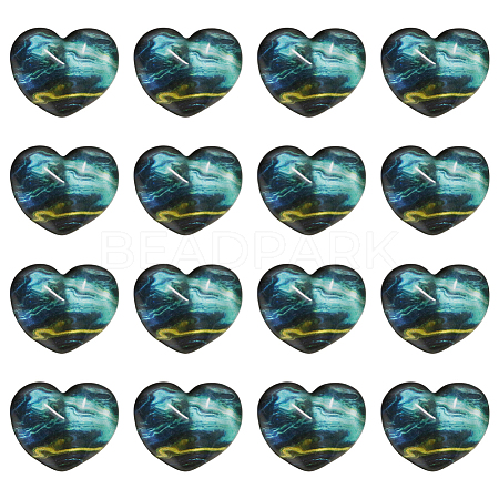 40Pcs Lampwork Cabochons LAMP-PH0001-43A-1