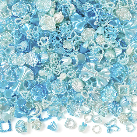 Opaque ABS Plastic Beads FIND-TAC0016-33B-1