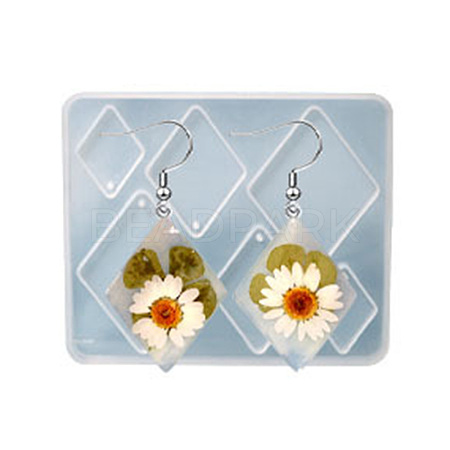 DIY Pendant Silicone Molds DIY-G065-01G-1
