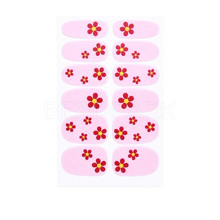 Flower Series Full Cover Nail Decal Stickers MRMJ-T109-WSZ476-1